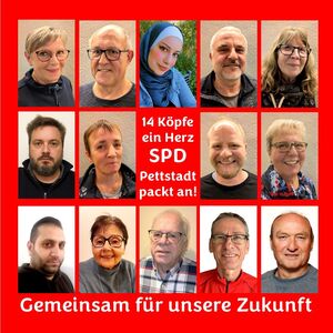 Kommunalwahl im März - 14 Köpfe ein Herz SPD Pettstadt packt an!